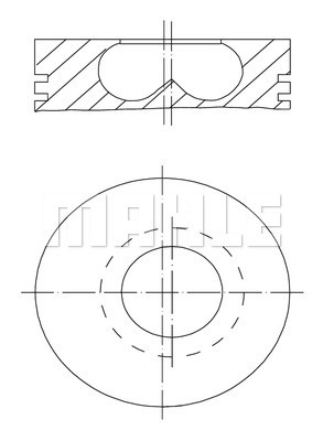 MAHLE Kolben 081 PI 00123 000
