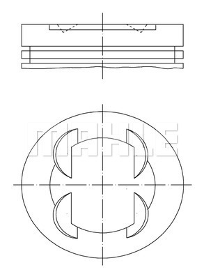 MAHLE Kolben 083 01 00