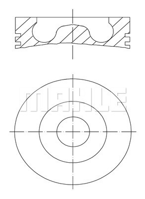MAHLE Kolben 013 PI 00147 000