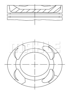 MAHLE Kolben 081 PI 00124 000