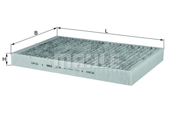 MAHLE Filter, Innenraumluft LAK 46