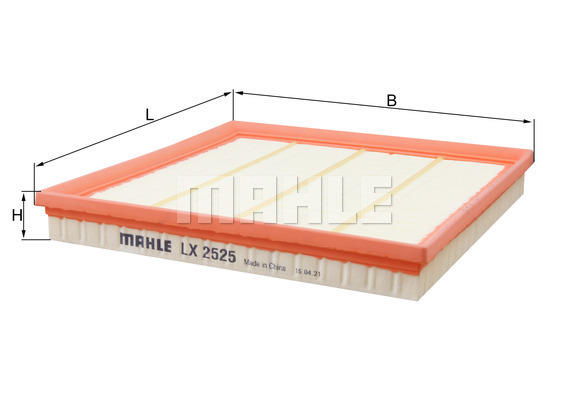 MAHLE Luftfilter LX 2525