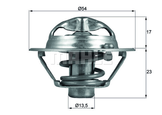 MAHLE Thermostat, Kühlmittel TX 118 82D