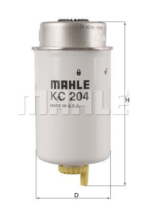 MAHLE Kraftstofffilter KC 204