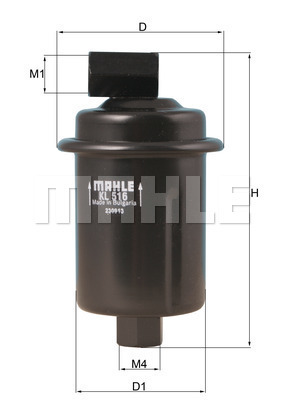 MAHLE Kraftstofffilter KL 516