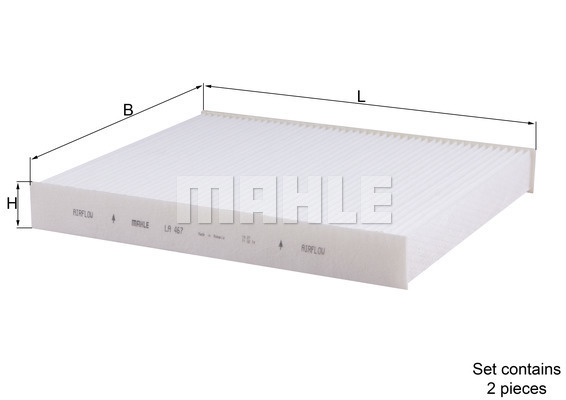 MAHLE Filter, Innenraumluft LA 467/S