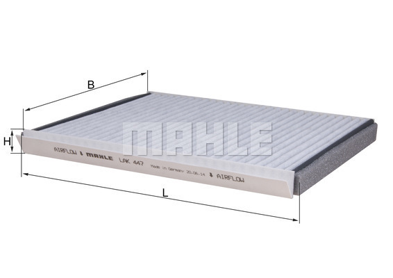 MAHLE Filter, Innenraumluft LAK 447