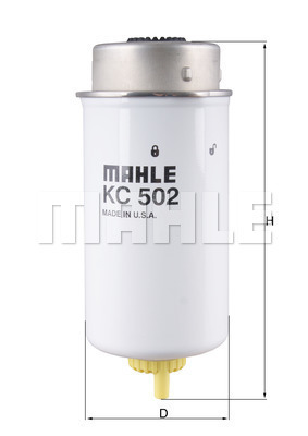 MAHLE Kraftstofffilter KC 502