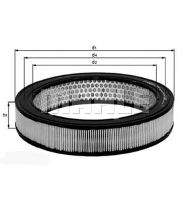 MAHLE Luftfilter LX 189