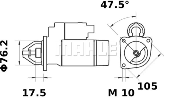 MAHLE Starter MS 378