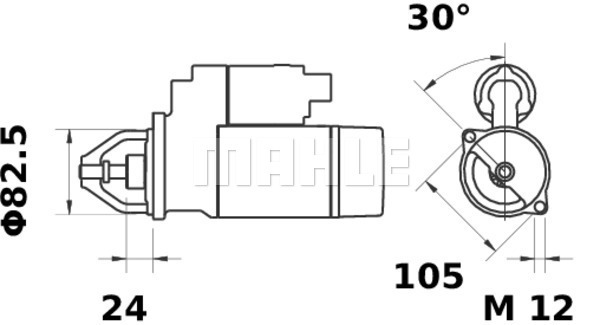 MAHLE Starter MS 323