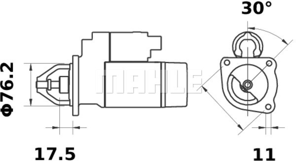 MAHLE Starter MS 284