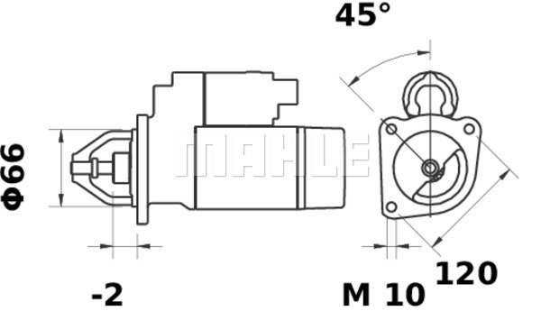 MAHLE Starter MS 150