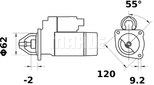 MAHLE Starter MS 40