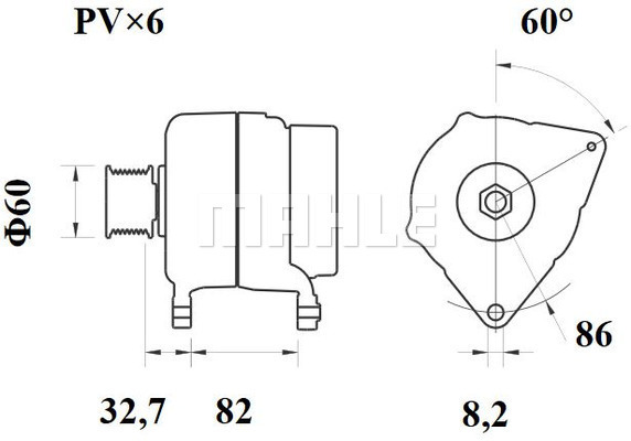 MAHLE Generator MG 390