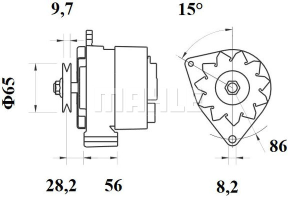 MAHLE Generator MG 318