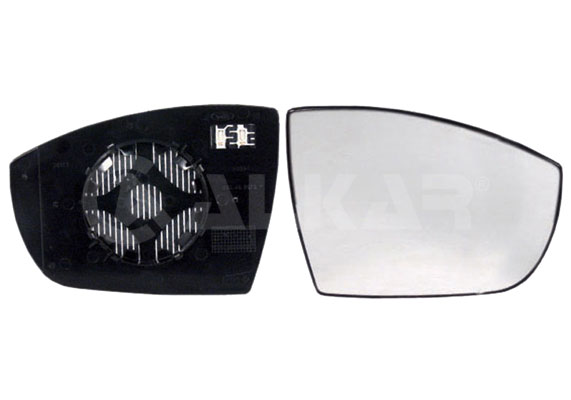 ALKAR Spiegelglas, Außenspiegel 6412134