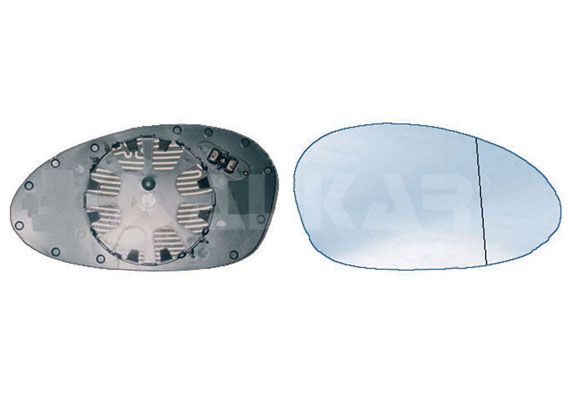 ALKAR Spiegelglas, Außenspiegel 6412843
