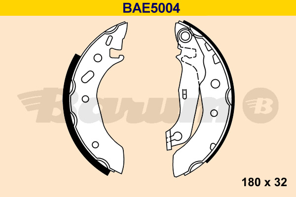BARUM Bremsbackensatz BAE5004