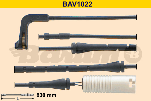 BARUM Warnkontakt, Bremsbelagverschleiß BAV1022