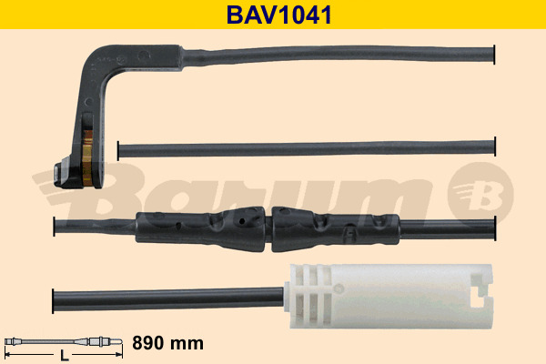 BARUM Warnkontakt, Bremsbelagverschleiß BAV1041