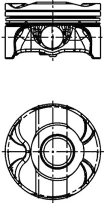 KOLBENSCHMIDT Kolben 40420600