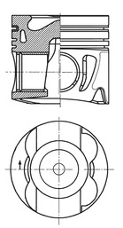 KOLBENSCHMIDT Kolben 41712600