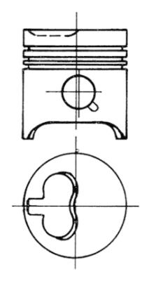 KOLBENSCHMIDT Kolben 93648700
