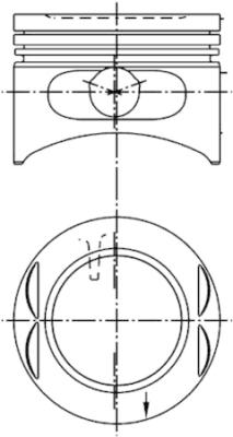 KOLBENSCHMIDT Kolben 99380601