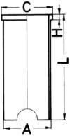 KOLBENSCHMIDT Zylinderlaufbuchse 89163190