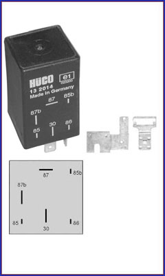 HITACHI Relais, Kraftstoffpumpe 132014