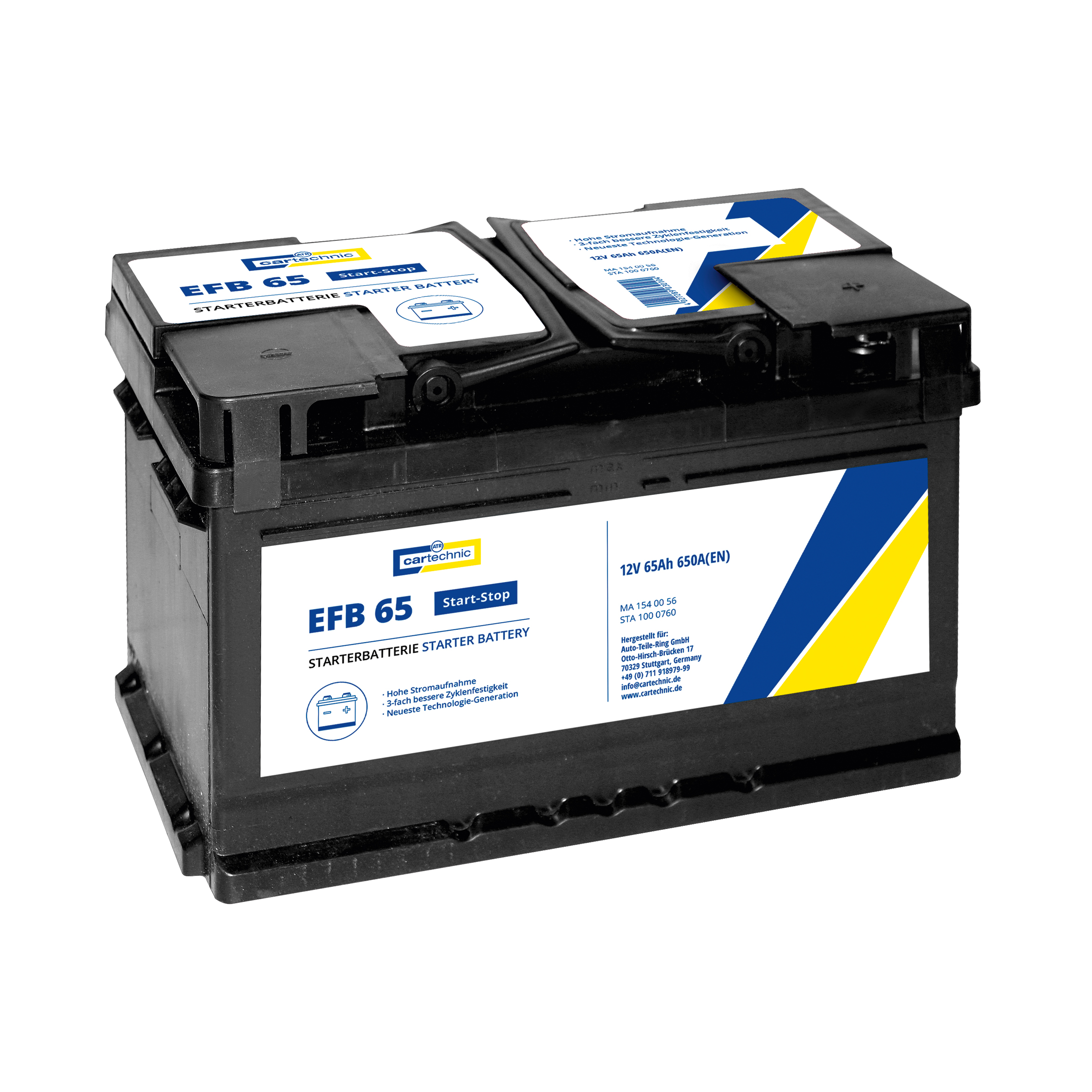 CARTECHEX Starterbatterie 40 27289 03010 4
